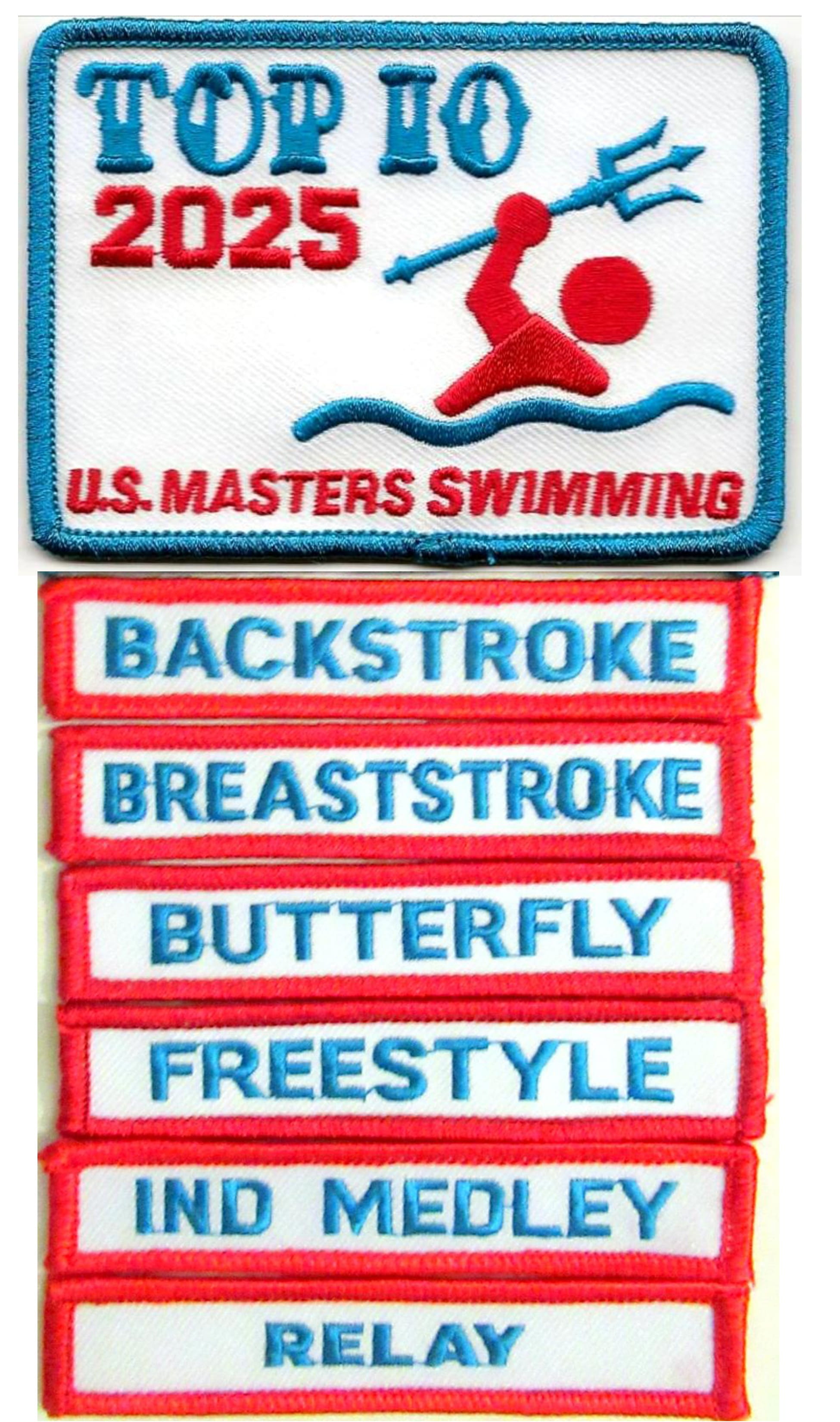 USMS Top 10 Patches | U.S. Masters Swimming