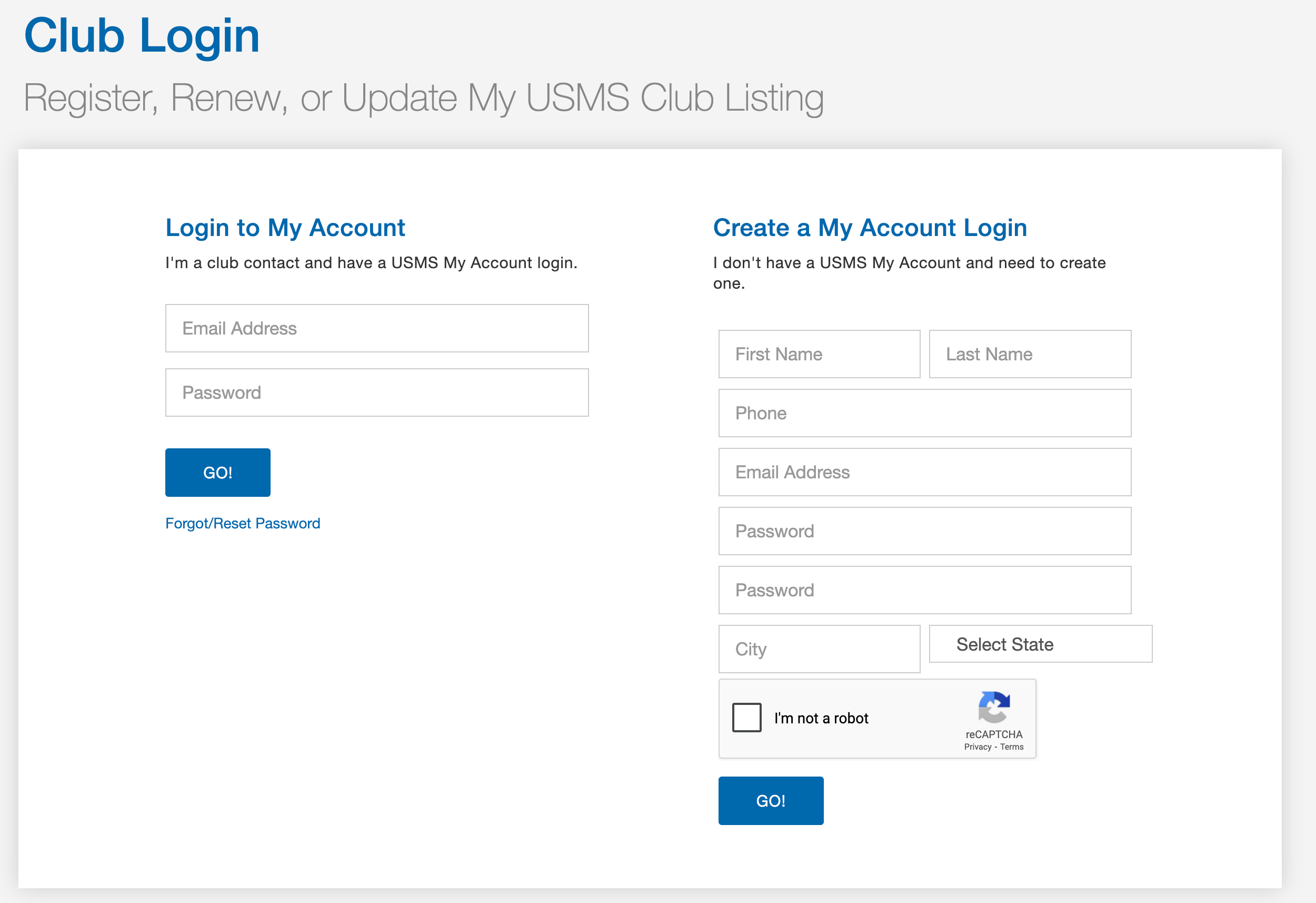 How to Register a USMS Club | U.S. Masters Swimming